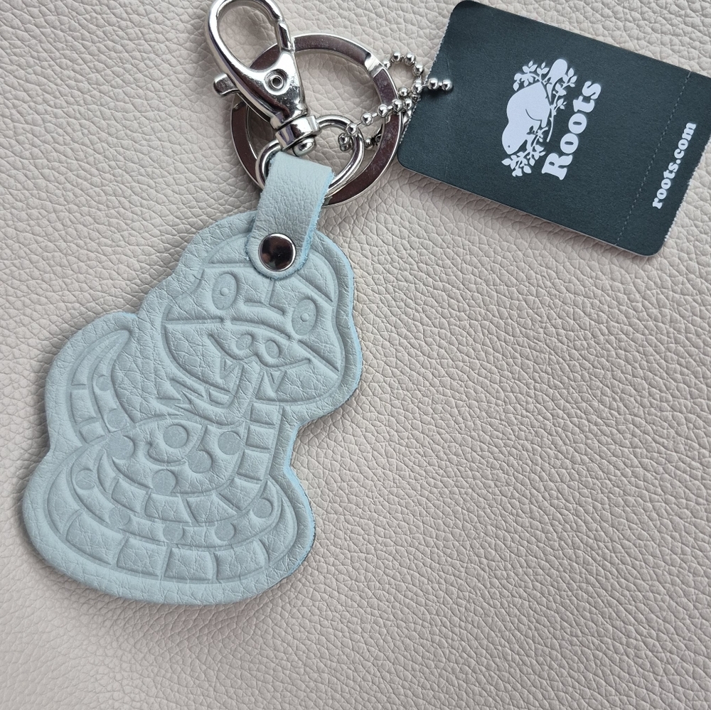 Roots Genuine Leather Lunar Year Of The Snake Keychain